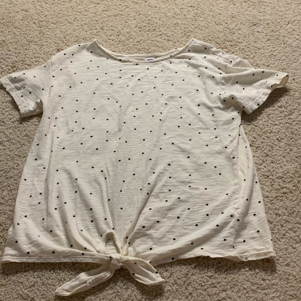 Polka dotted shirt